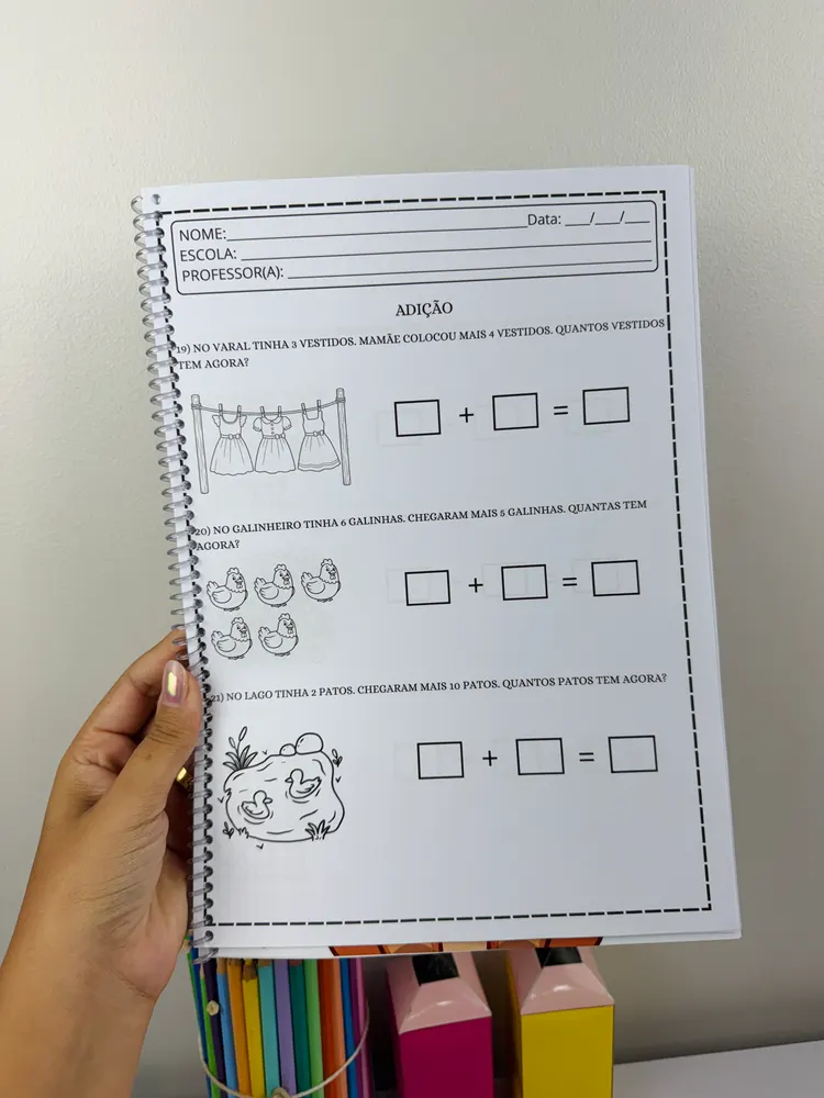 Página de prévia 1 de Apostila de Adição Simples