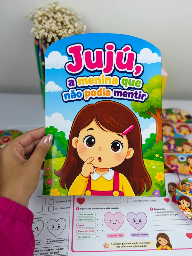 Página de prévia 1 de Jujú, a Menina que Não Podia Mentir