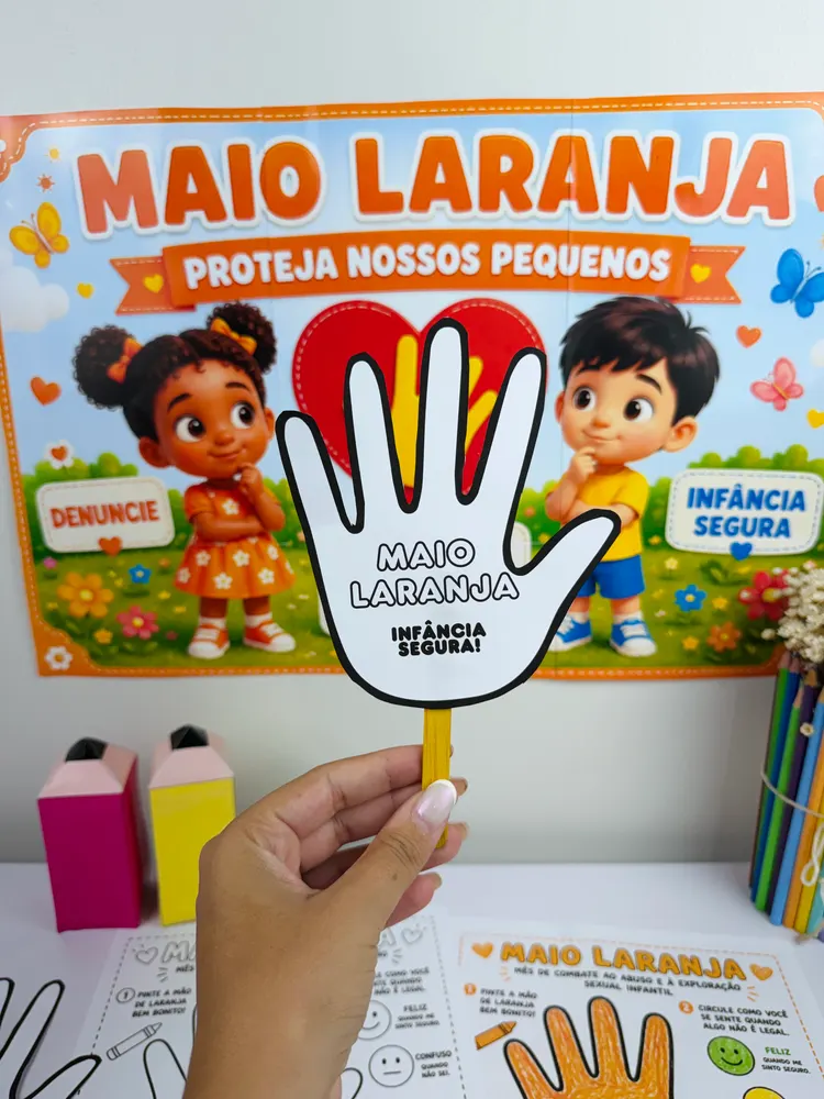 Página de prévia 1 de Kit Maio Laranja