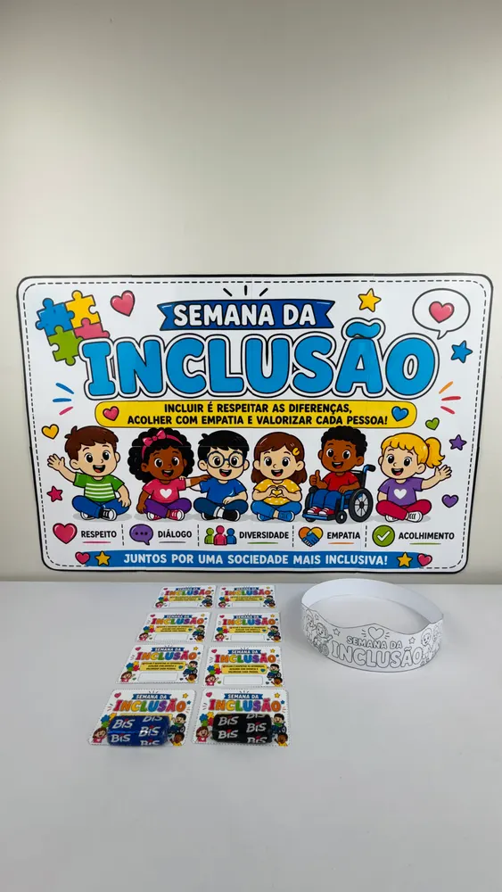 Página de prévia 1 de Painel Semana da Inclusão