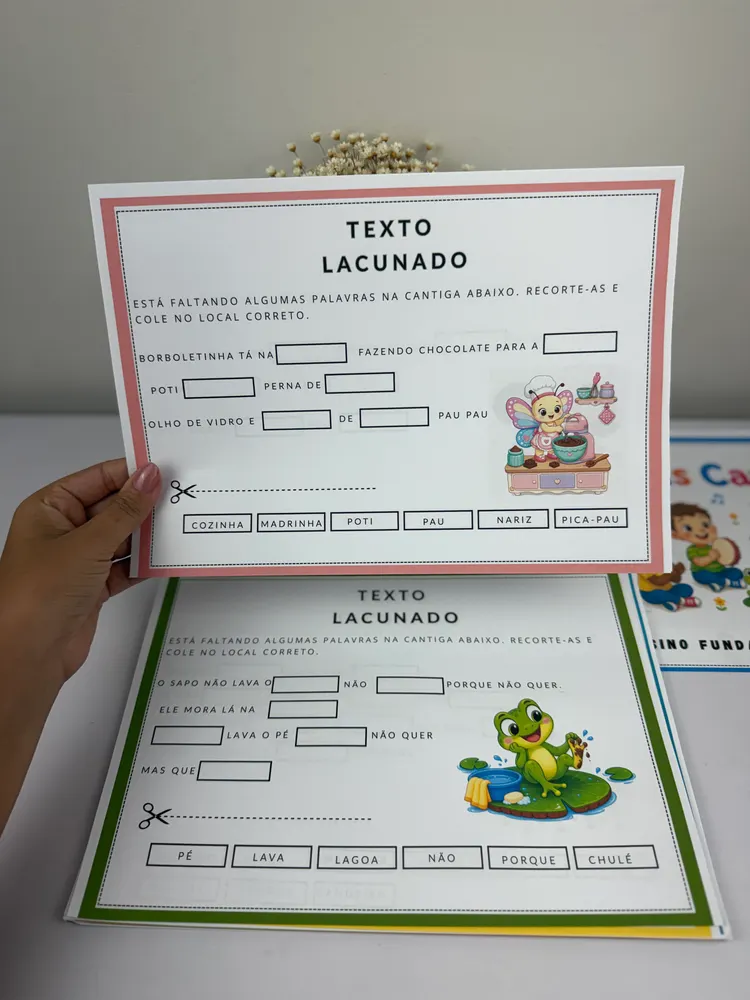 Página de prévia 1 de Textos Lacunados com Cantigas
